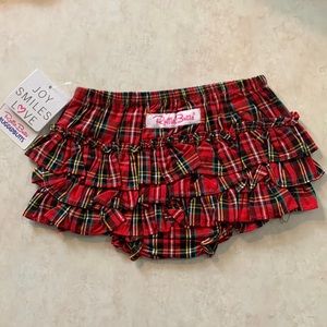Ruffle Butts Tartan Plaid Bloomer NWT